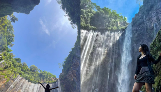 Review Wisata Tumpak Sewu Air Terjun Seribu Pancuran Eksotis